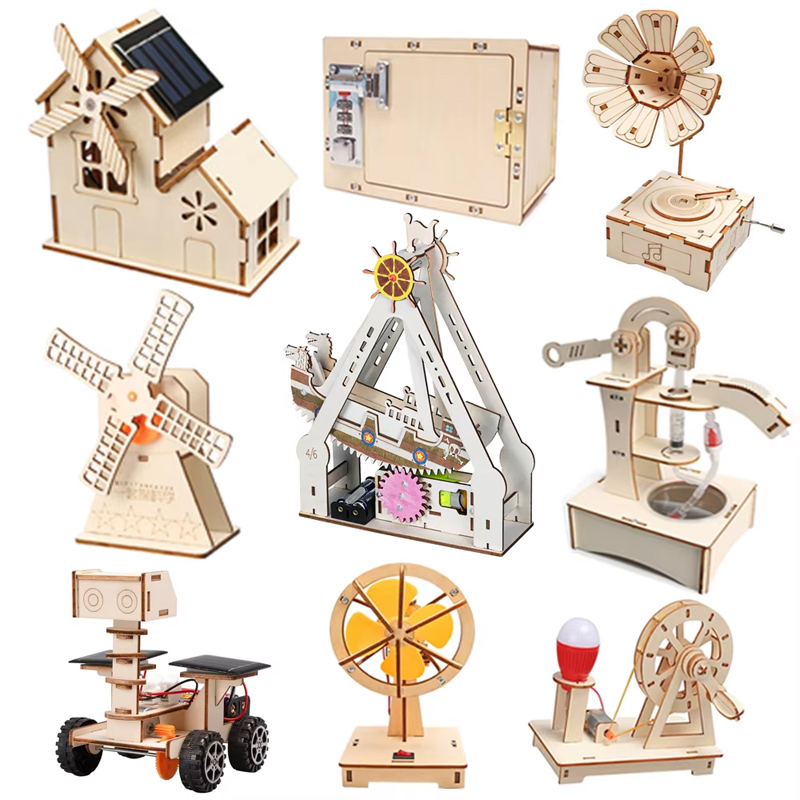 Science Max - Kit Eksperimen STEAM Mainan Kayu DIY