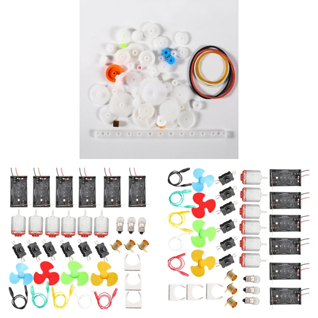 Science Hobby Kit - motor mainan batang 3v-12v merakit mainan