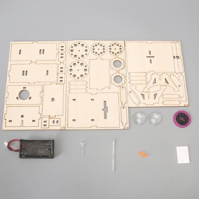 1 Set Proyektor Film Kayu DIY, - Science Hobby Kit ulasan dan harga